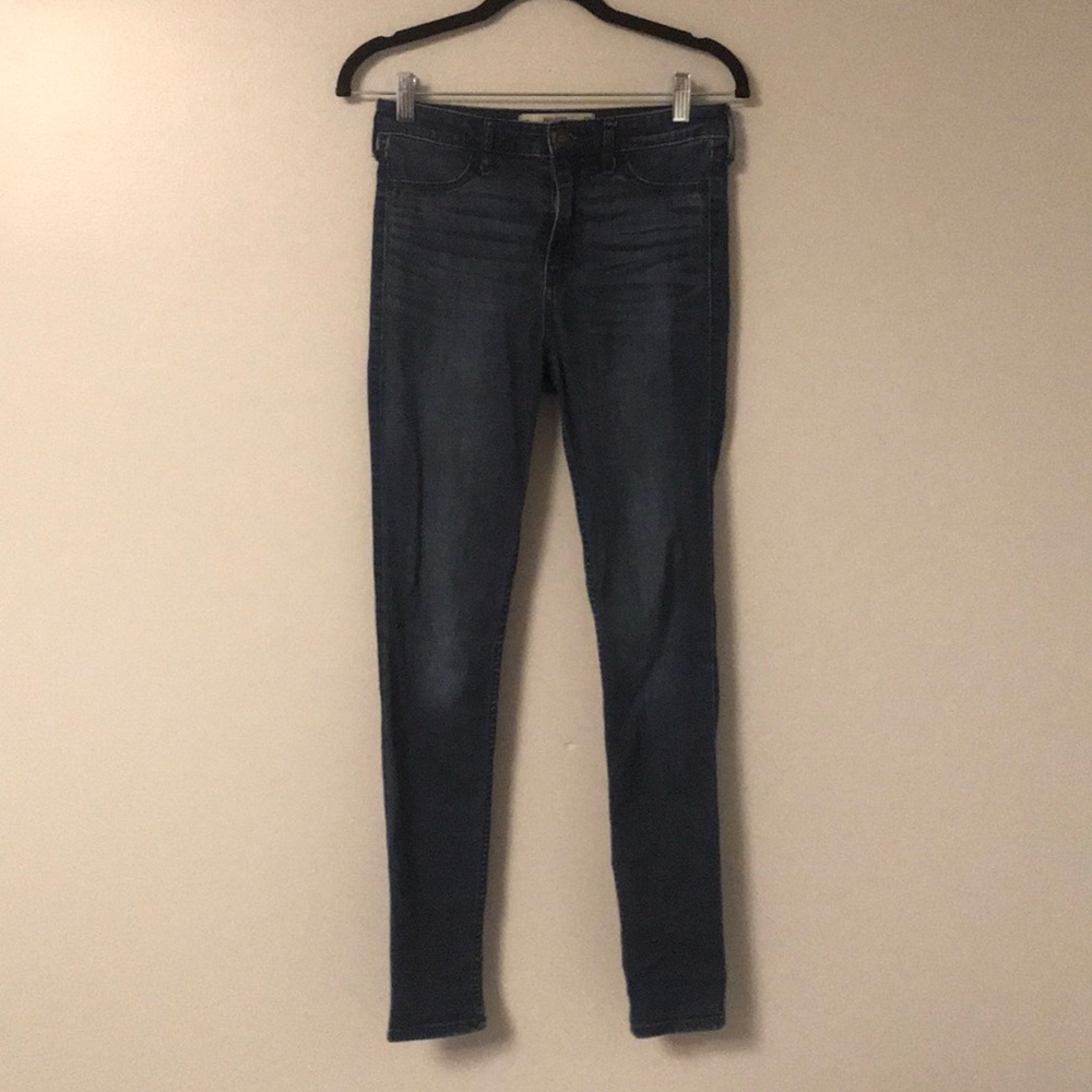 Hollister dark blue jeggings